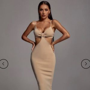 Bella Barnett Salim Cut out Maxi Dress